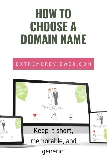 how to choose a domain name